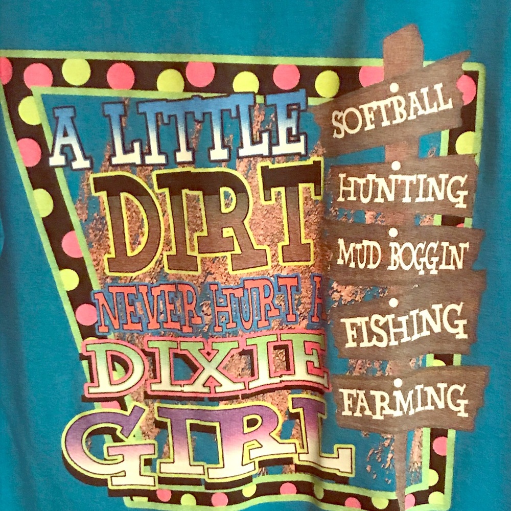 Dixie girls T-shirt- medium
